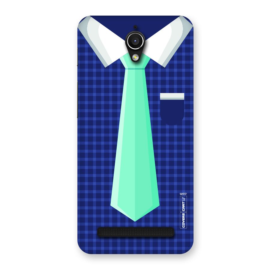 Checked Shirt Tie Back Case for Zenfone Go