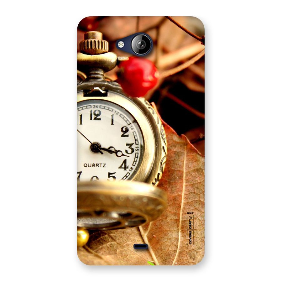 Cherry And Clock Back Case for Canvas Play Q355
