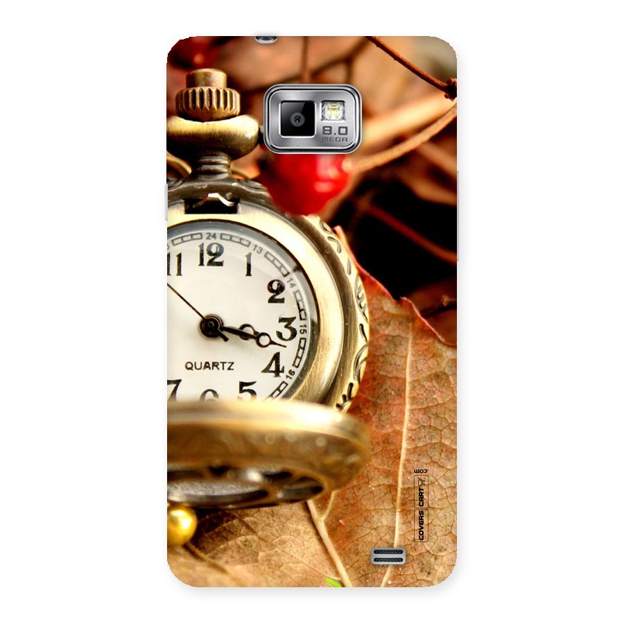 Cherry And Clock Back Case for Galaxy S2