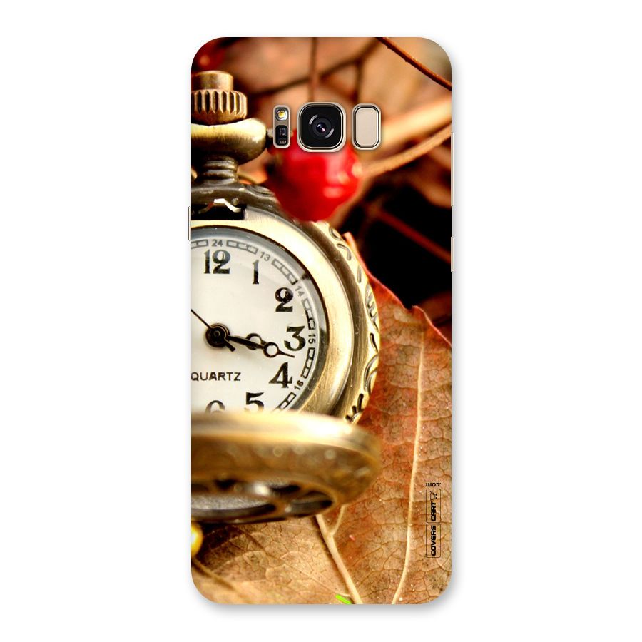Cherry And Clock Back Case for Galaxy S8 Plus