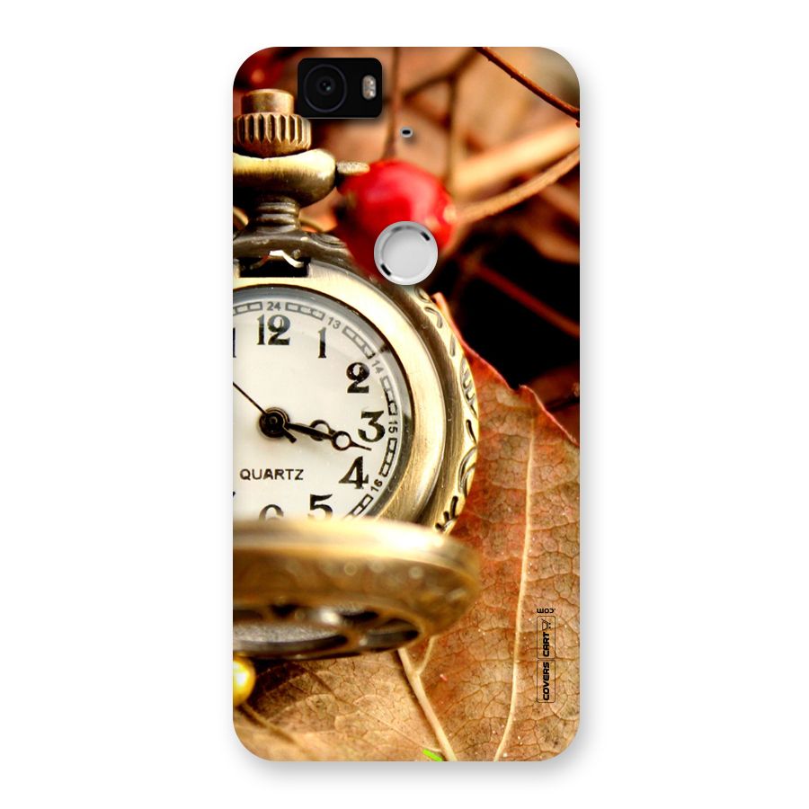 Cherry And Clock Back Case for Google Nexus-6P
