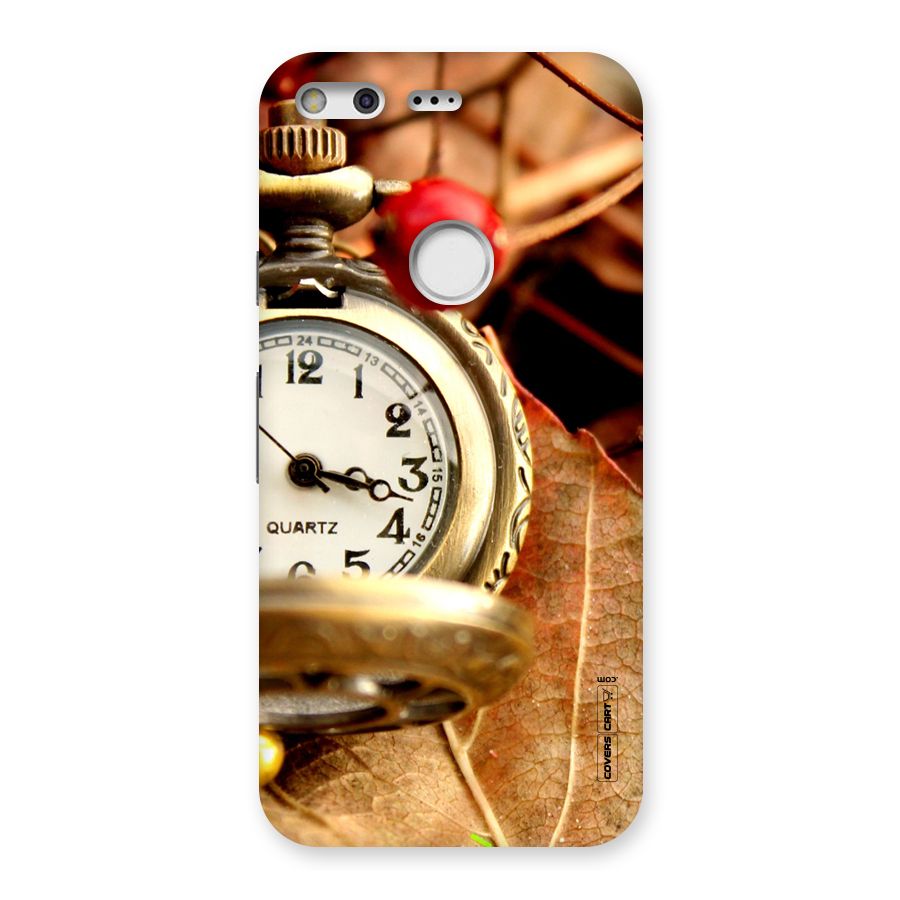 Cherry And Clock Back Case for Google Pixel