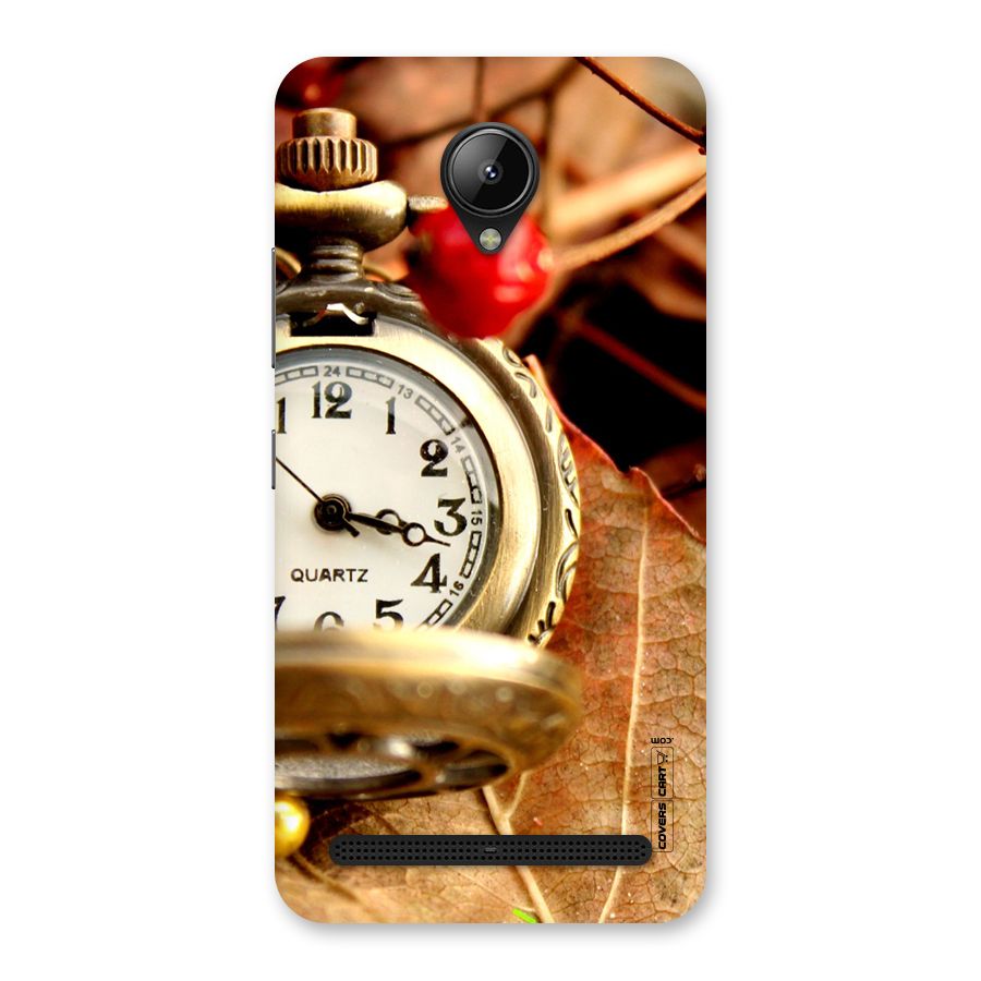 Cherry And Clock Back Case for Lenovo C2