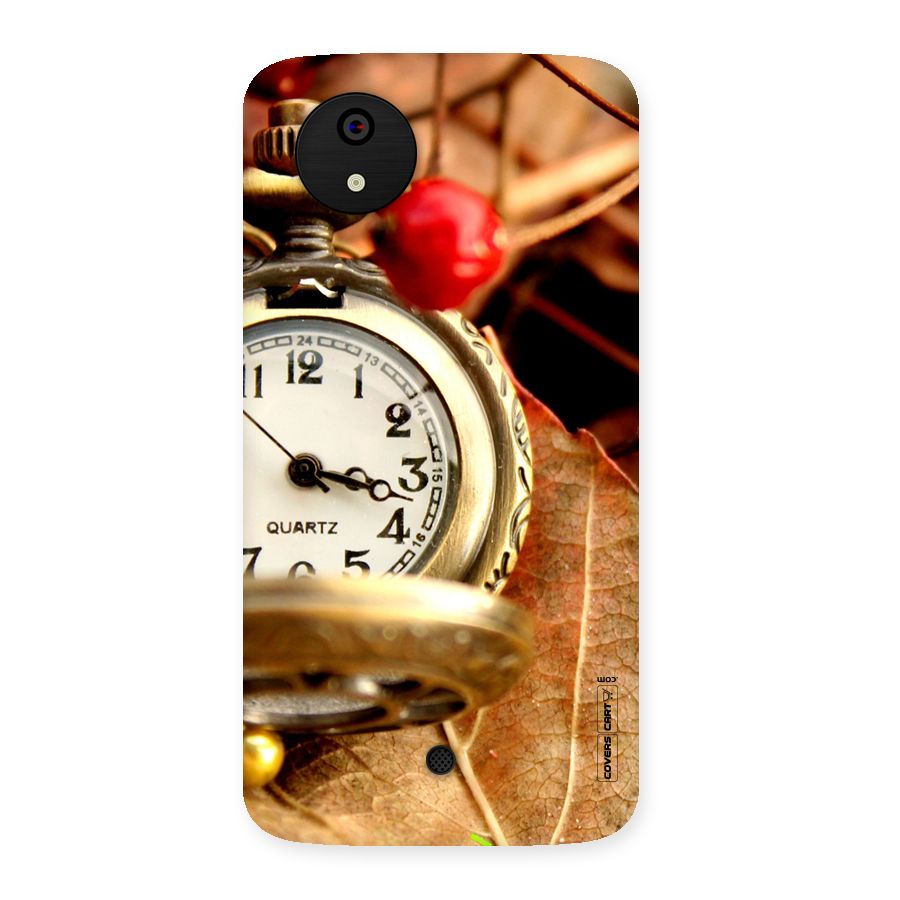Cherry And Clock Back Case for Micromax Canvas A1