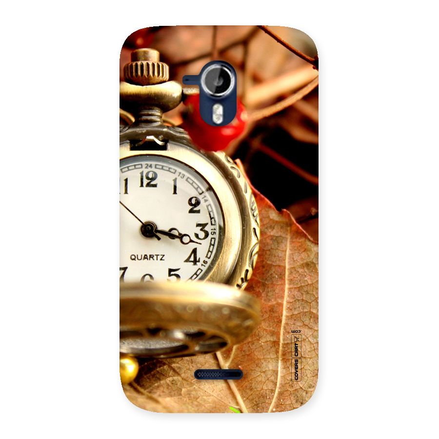 Cherry And Clock Back Case for Micromax Canvas Magnus A117