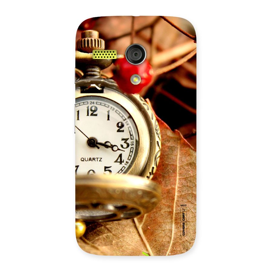Cherry And Clock Back Case for Moto G