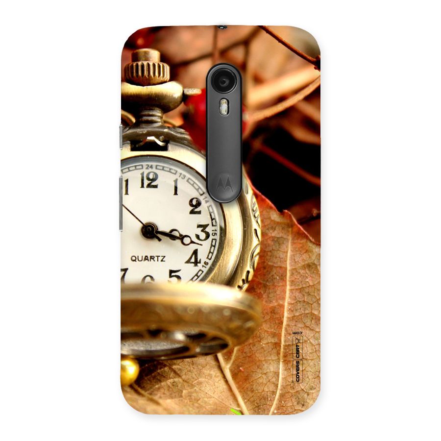 Cherry And Clock Back Case for Moto G3