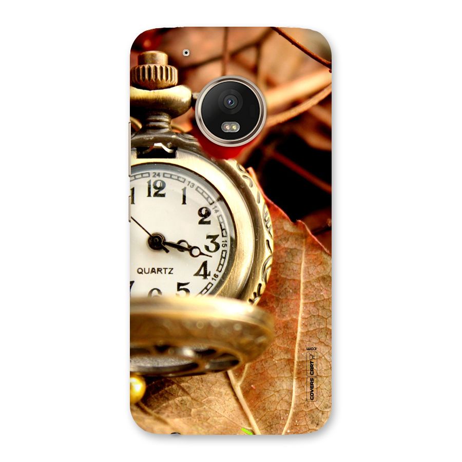 Cherry And Clock Back Case for Moto G5 Plus