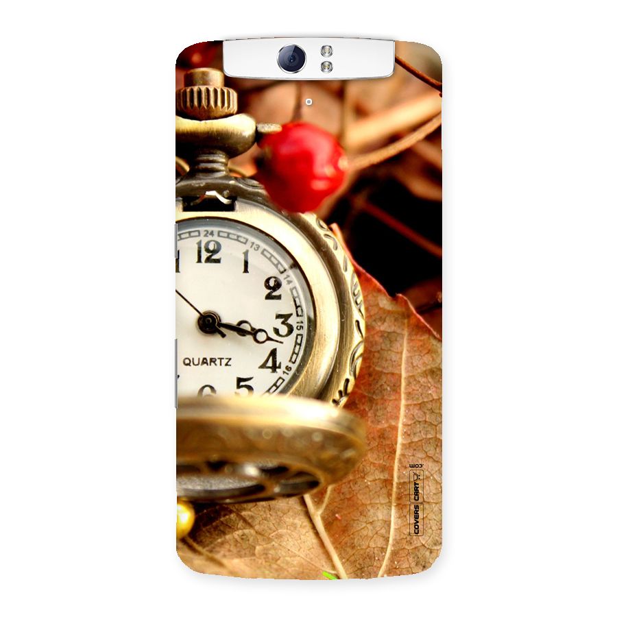 Cherry And Clock Back Case for Oppo N1
