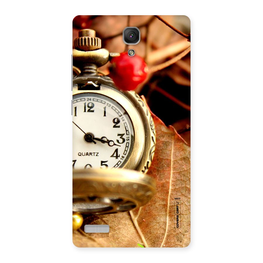 Cherry And Clock Back Case for Redmi Note