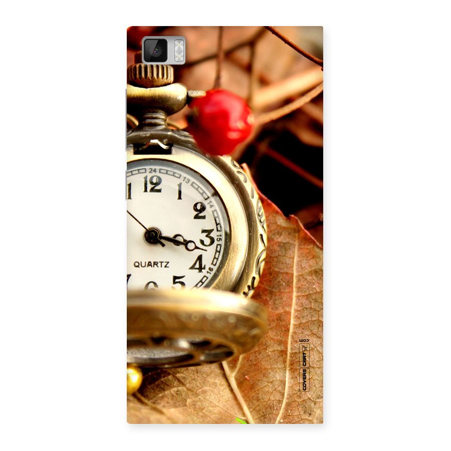 Cherry And Clock Back Case for Xiaomi Mi3