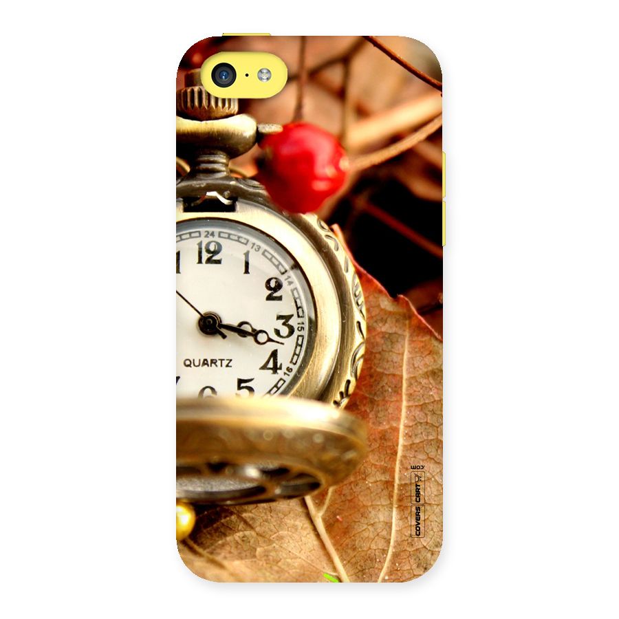 Cherry And Clock Back Case for iPhone 5C