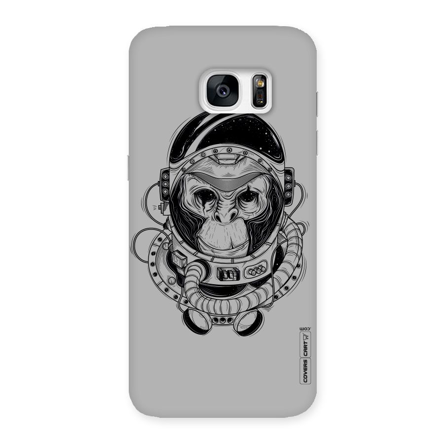 Chimpanzee Astronaut Back Case for Galaxy S7 Edge