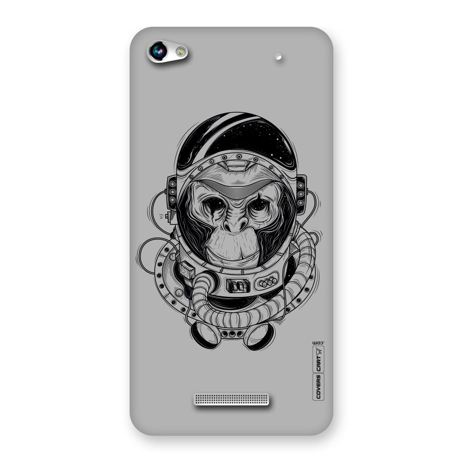 Chimpanzee Astronaut Back Case for Micromax Hue 2