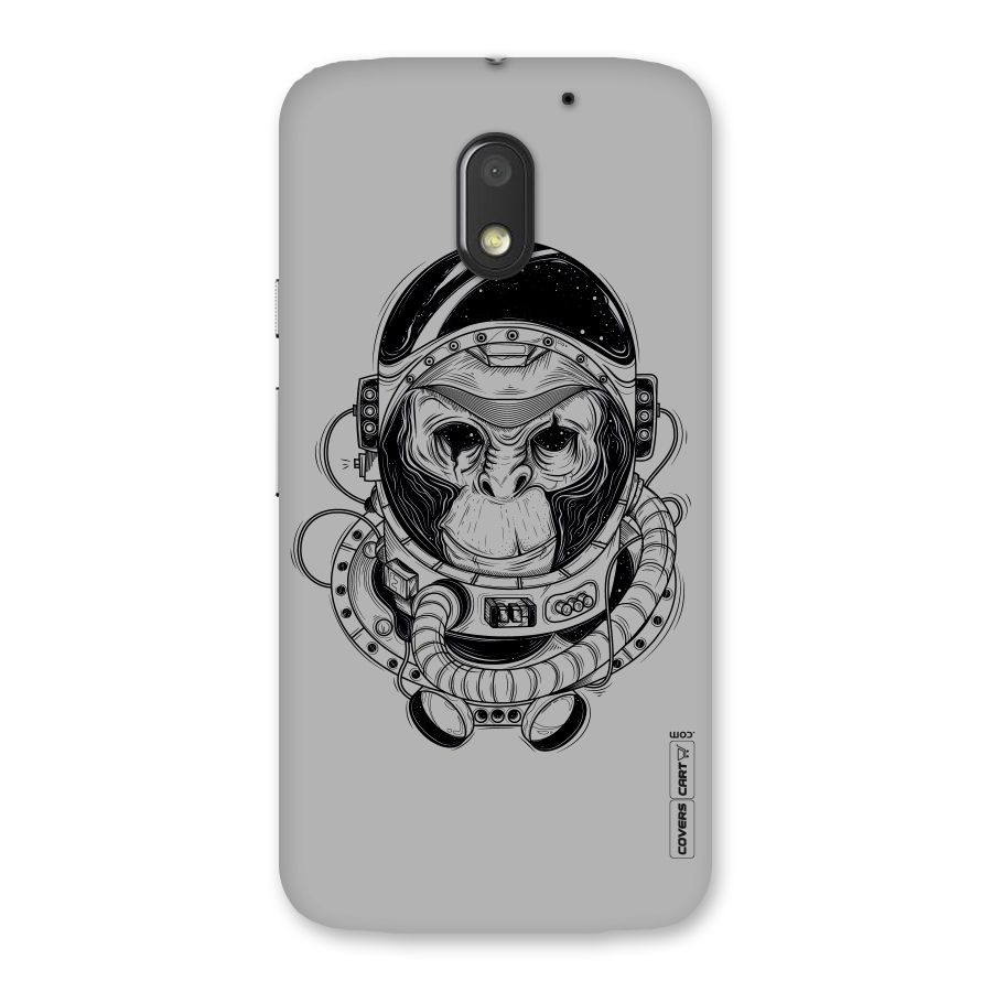 Chimpanzee Astronaut Back Case for Moto E3 Power