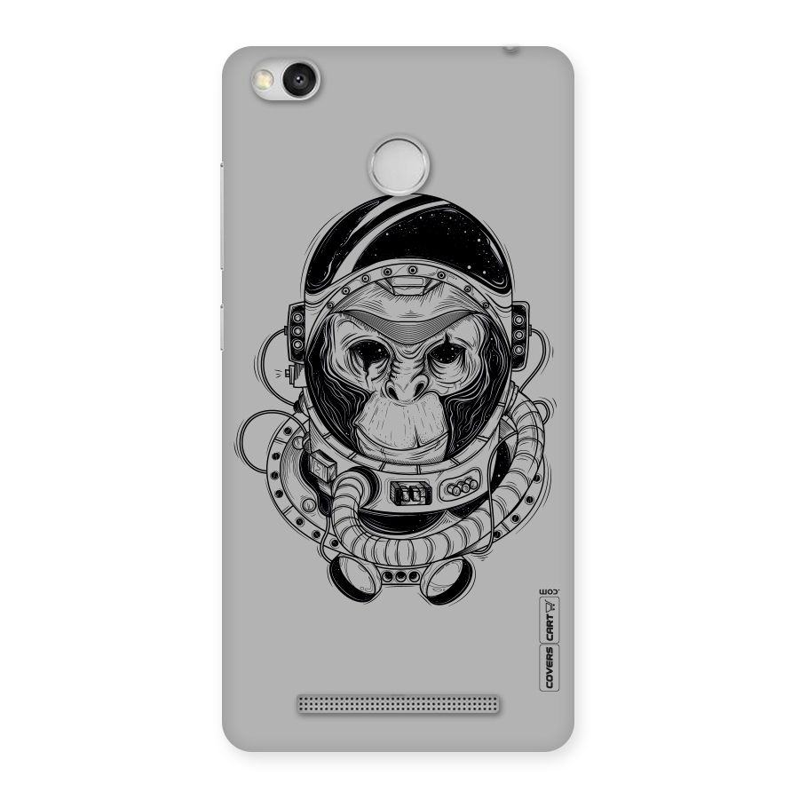 Chimpanzee Astronaut Back Case for Redmi 3S Prime