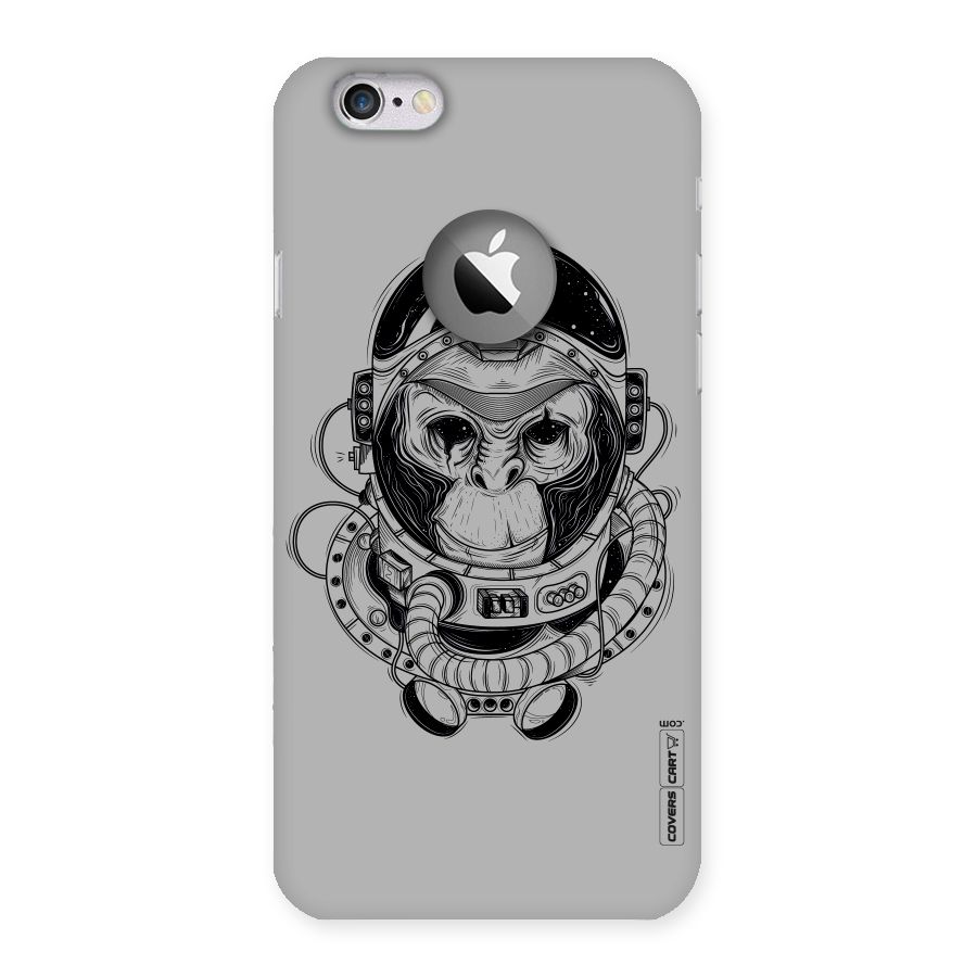 Chimpanzee Astronaut Back Case for iPhone 6 Logo Cut