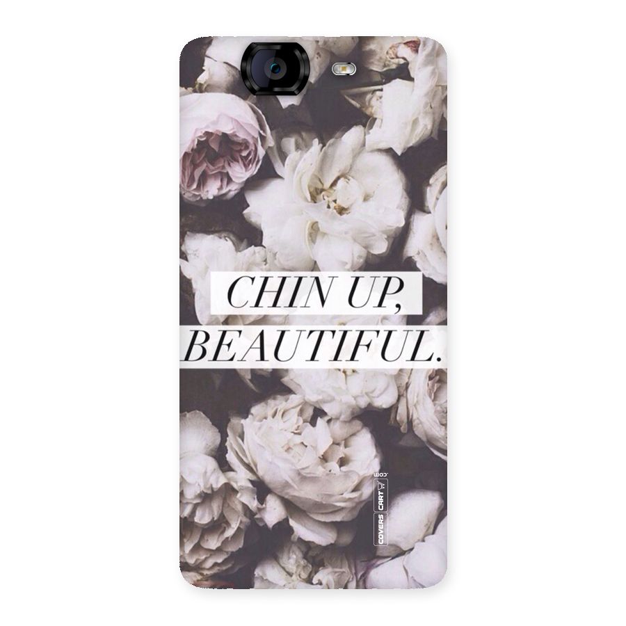 Chin Up Beautiful Back Case for Canvas Knight A350