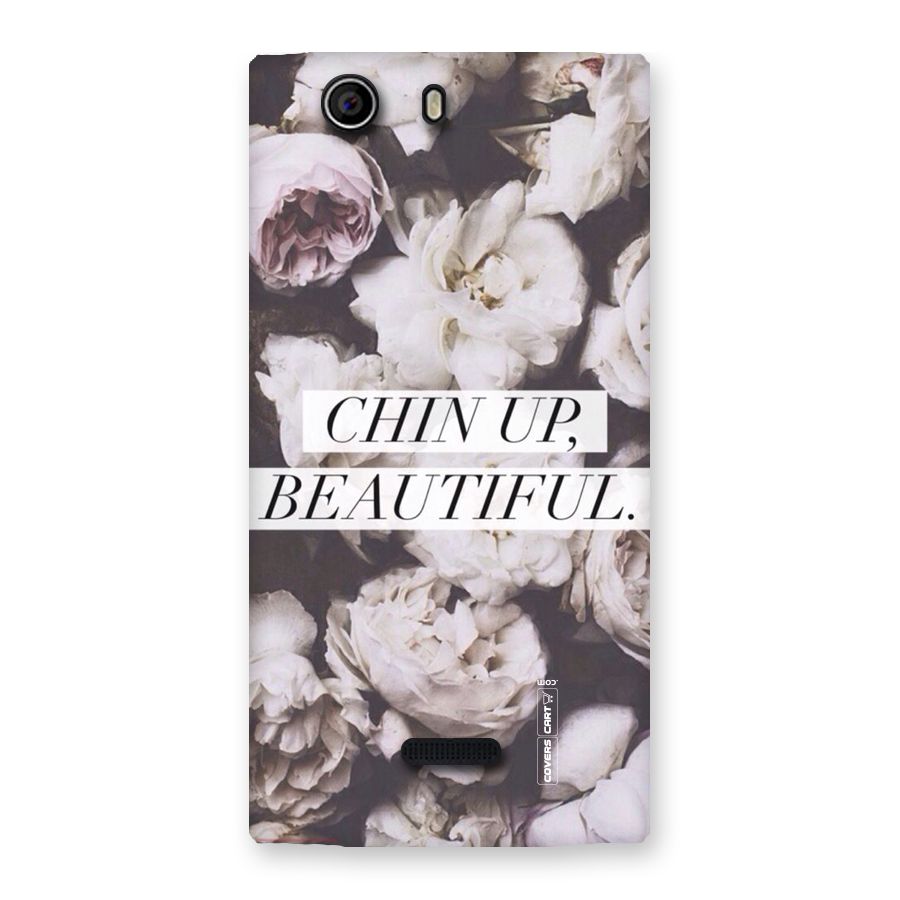 Chin Up Beautiful Back Case for Canvas Nitro 2 E311