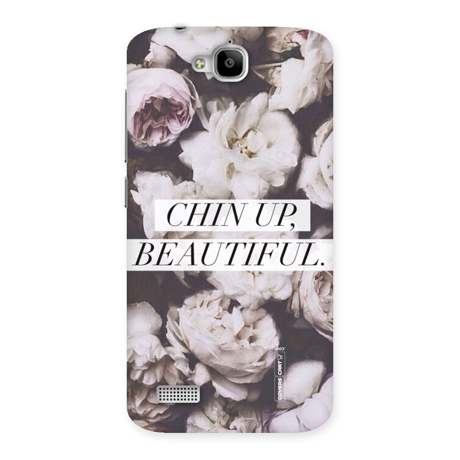 Chin Up Beautiful Back Case for Honor Holly