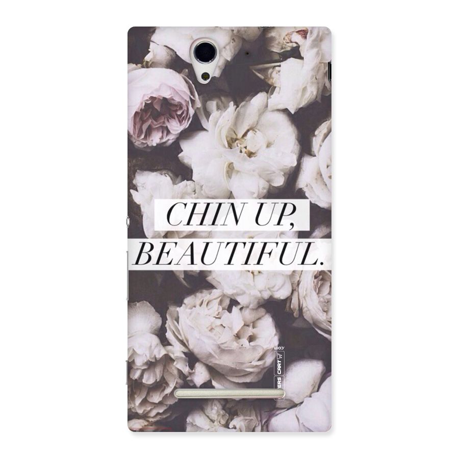 Chin Up Beautiful Back Case for Sony Xperia C3