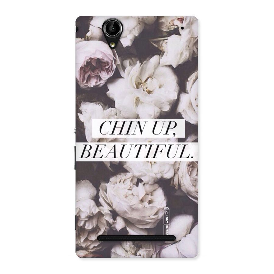 Chin Up Beautiful Back Case for Sony Xperia T2