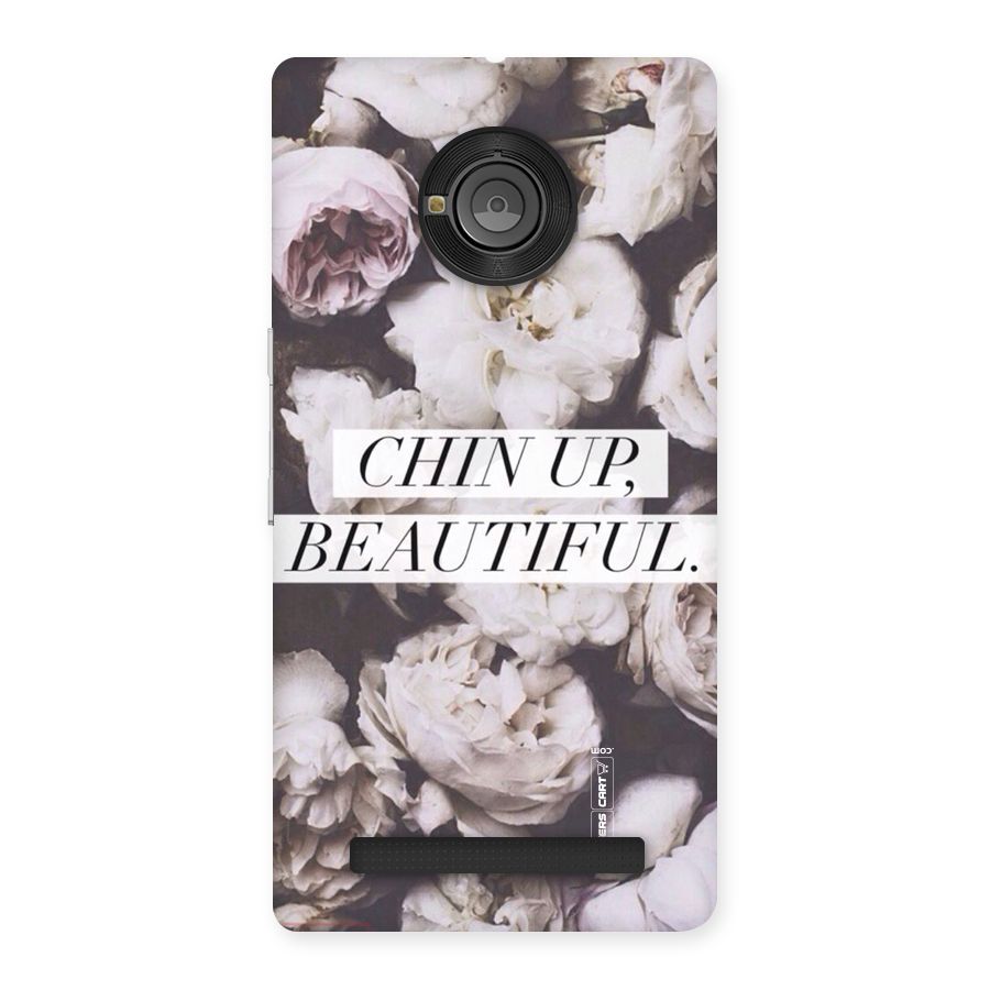 Chin Up Beautiful Back Case for Yu Yunique