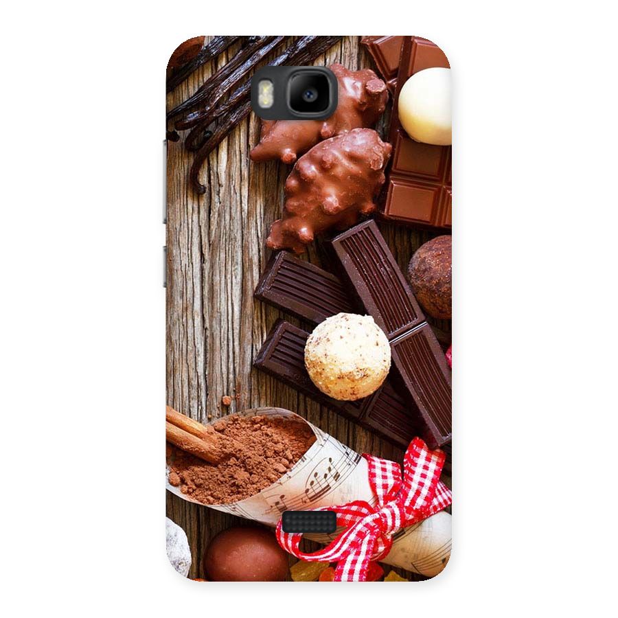 Chocolate Candies Back Case for Honor Bee