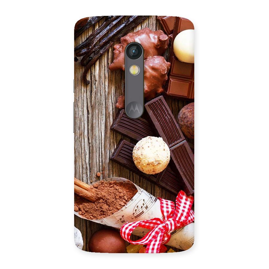 Chocolate Candies Back Case for Moto X Play
