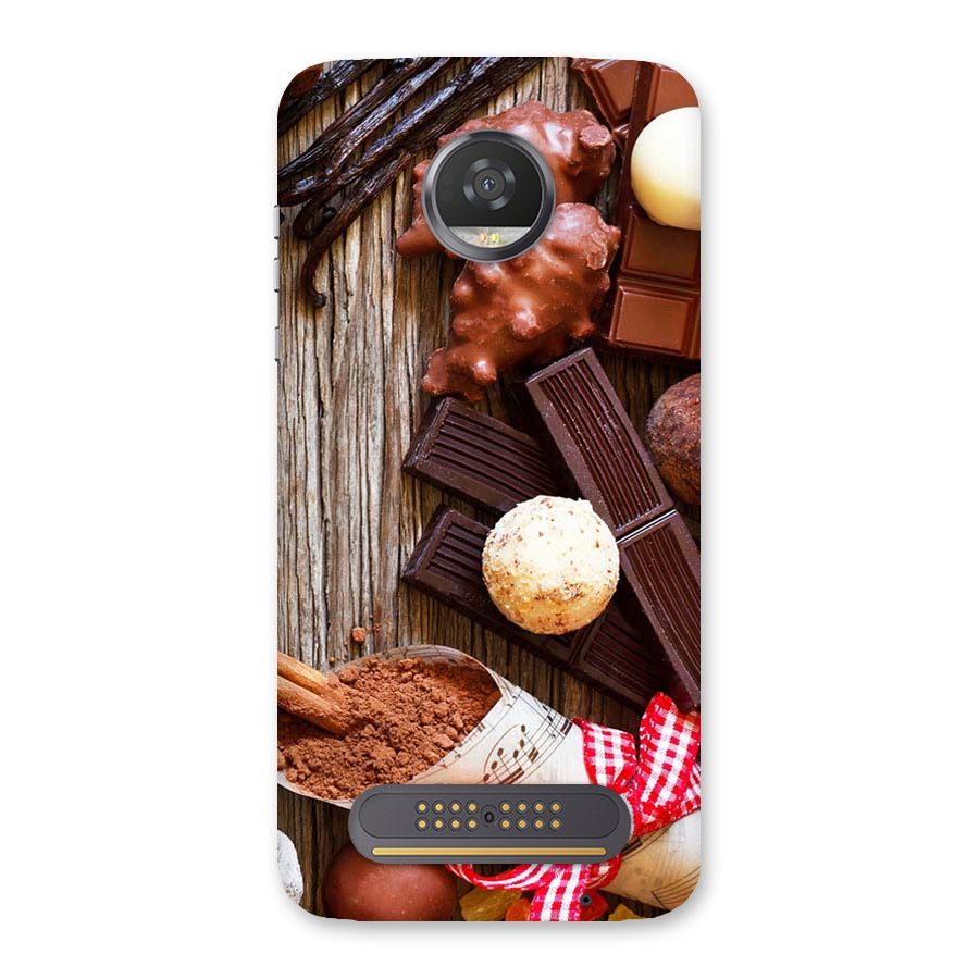 Chocolate Candies Back Case for Moto Z2 Play