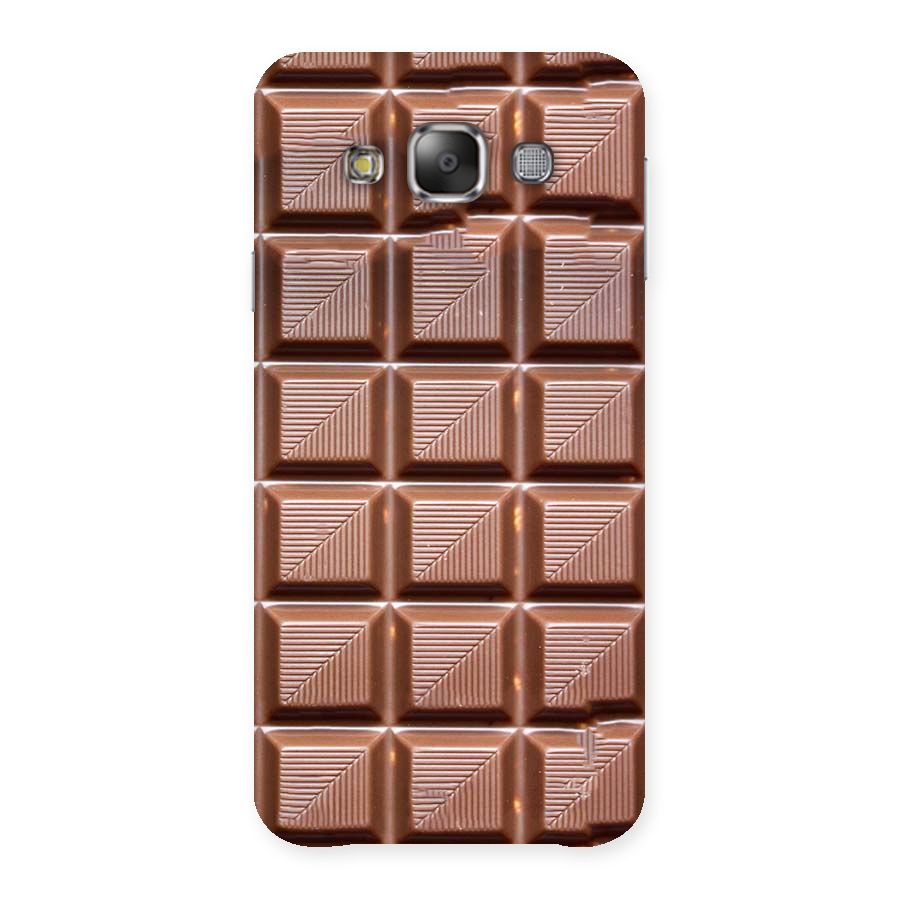 Chocolate Tiles Back Case for Galaxy E7