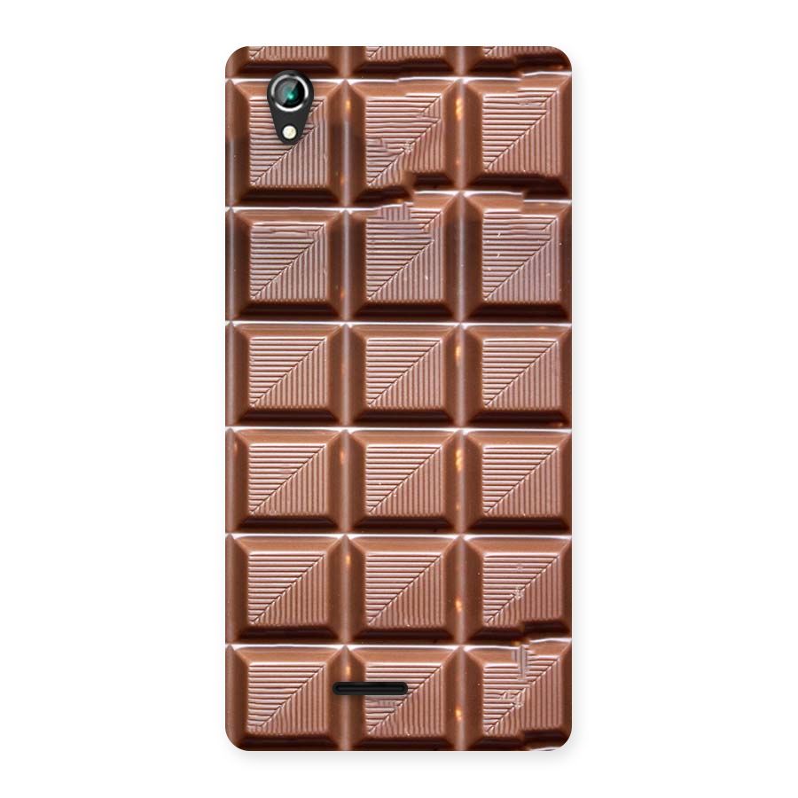 Chocolate Tiles Back Case for Lava Iris 800