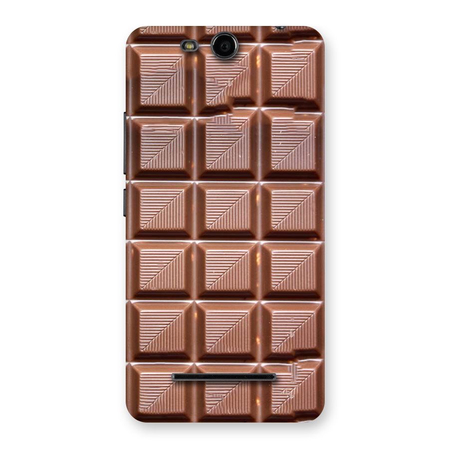 Chocolate Tiles Back Case for Micromax Canvas Juice 3 Q392