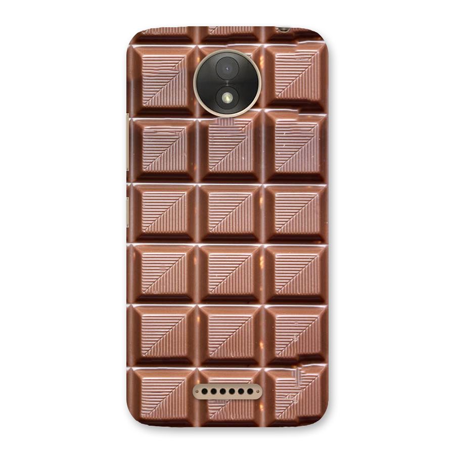 Chocolate Tiles Back Case for Moto C Plus