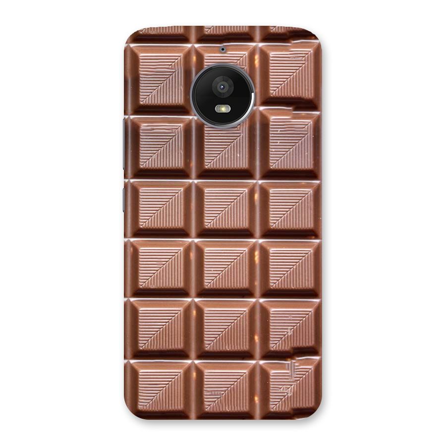 Chocolate Tiles Back Case for Moto E4 Plus