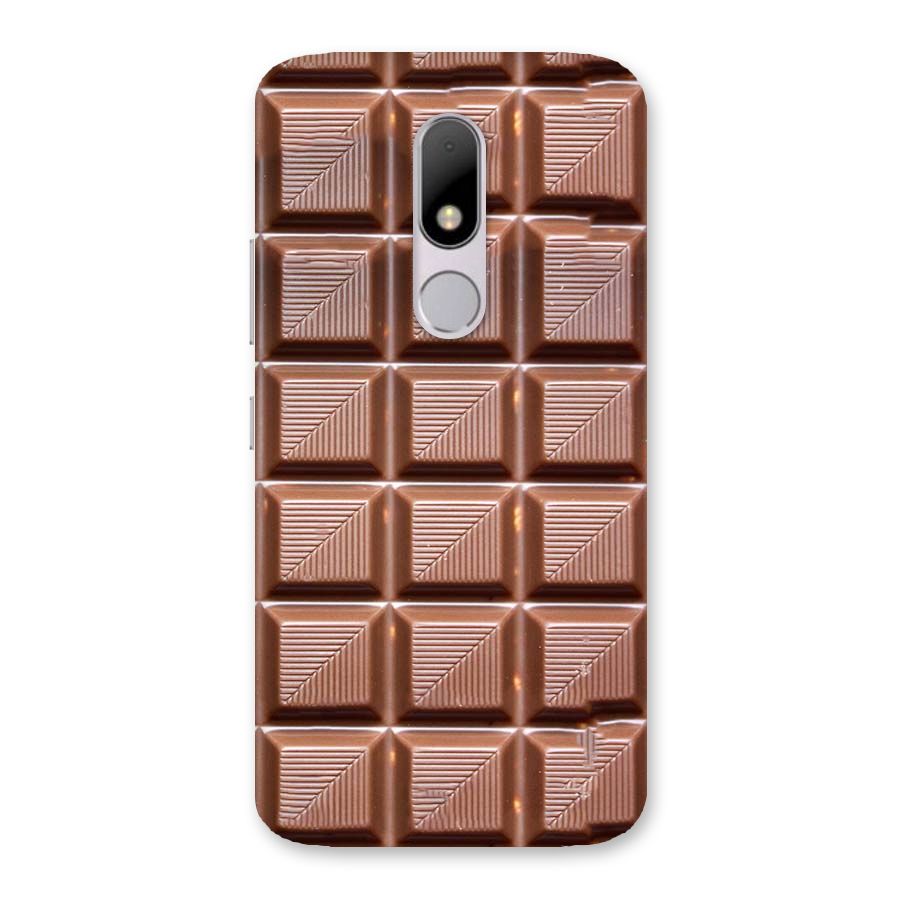 Chocolate Tiles Back Case for Moto M