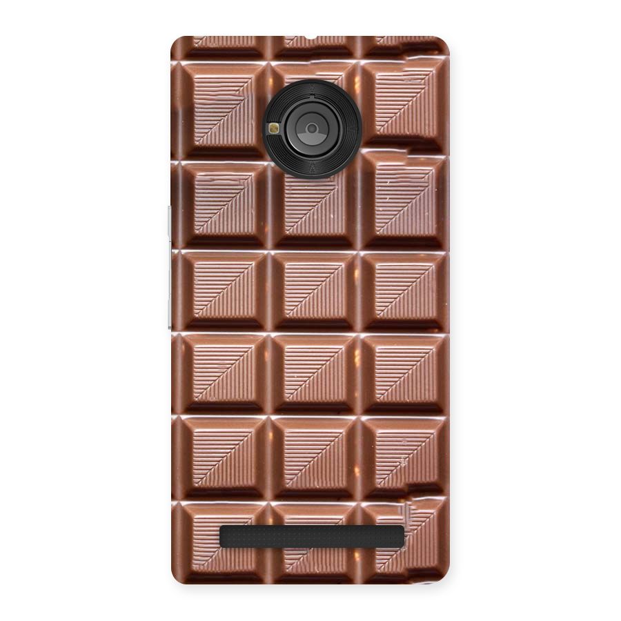 Chocolate Tiles Back Case for Yu Yuphoria