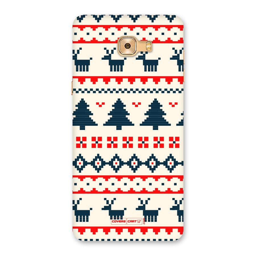 Christmas Design Pattern Back Case for Galaxy C9 Pro