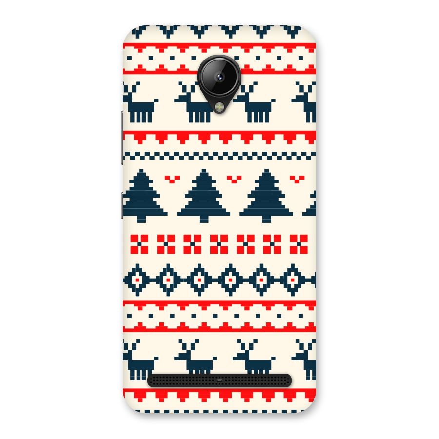 Christmas Design Pattern Back Case for Lenovo C2