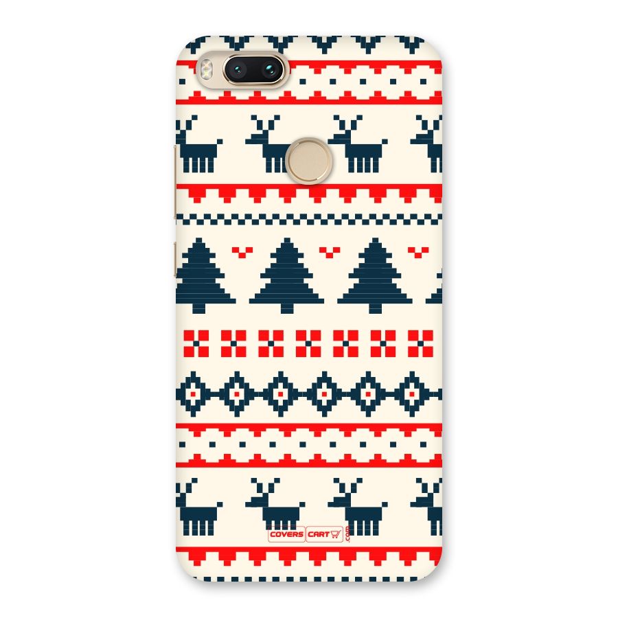 Christmas Design Pattern Back Case for Mi A1