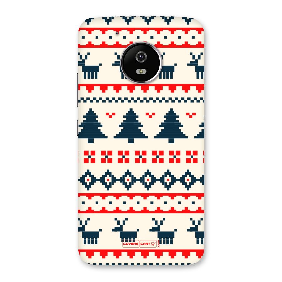 Christmas Design Pattern Back Case for Moto G5