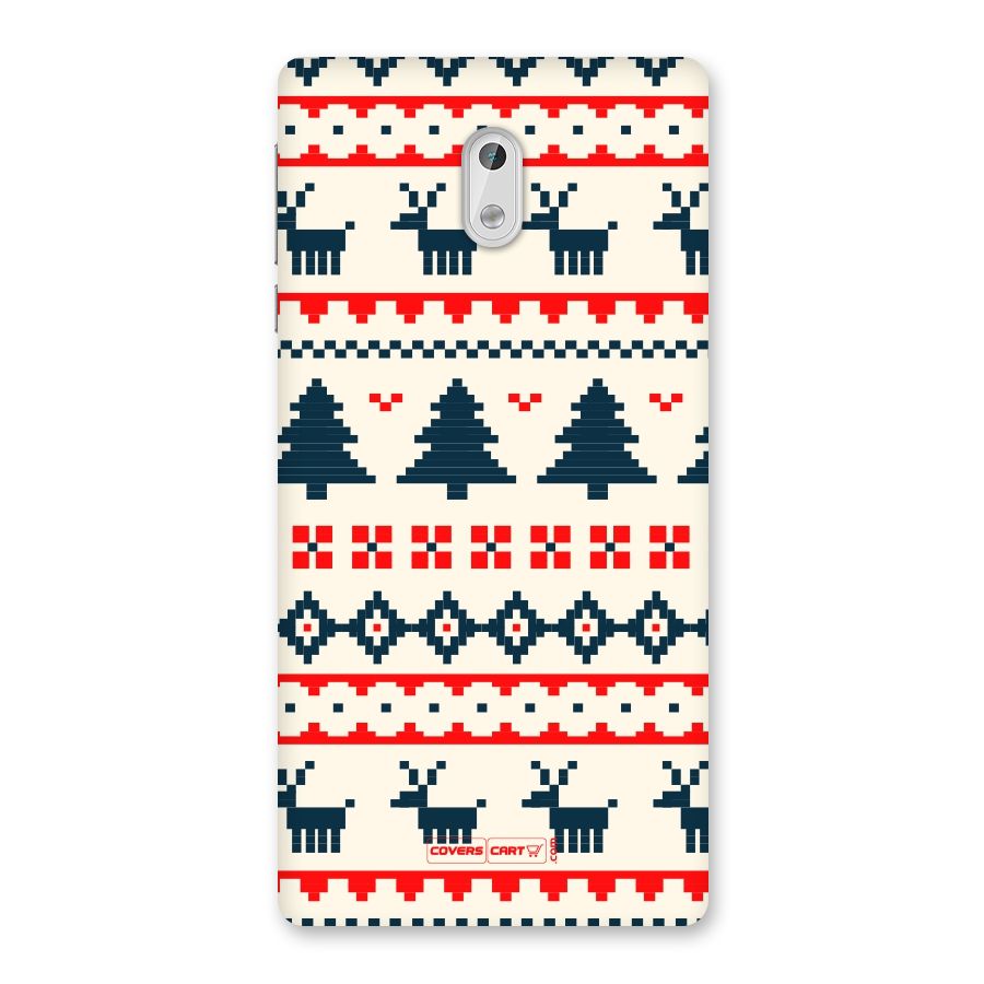 Christmas Design Pattern Back Case for Nokia 3