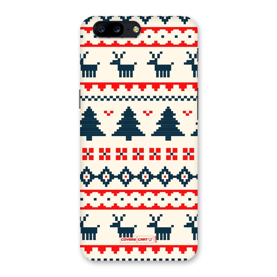 Christmas Design Pattern Back Case for OnePlus 5