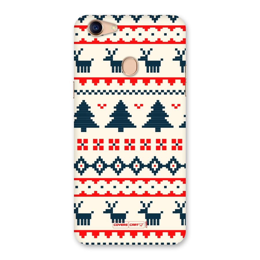 Christmas Design Pattern Back Case for Oppo F5