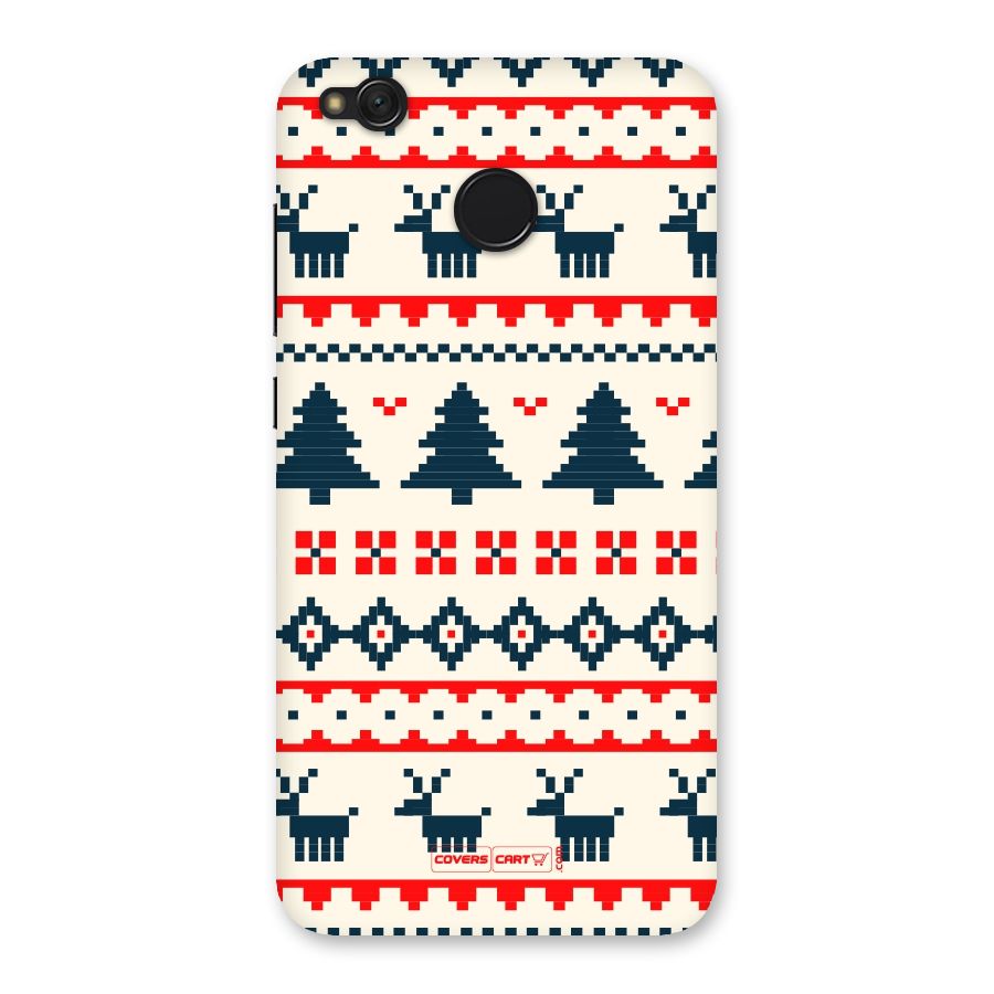 Christmas Design Pattern Back Case for Redmi 4