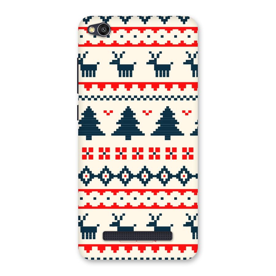 Christmas Design Pattern Back Case for Redmi 4A