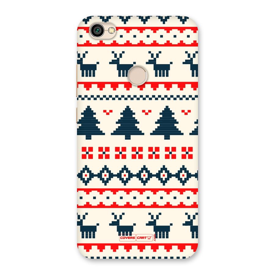 Christmas Design Pattern Back Case for Redmi Y1 2017