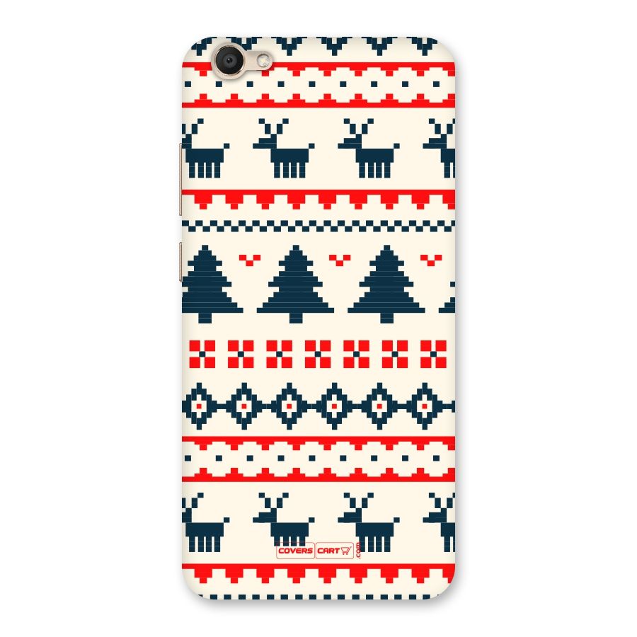 Christmas Design Pattern Back Case for Vivo V5