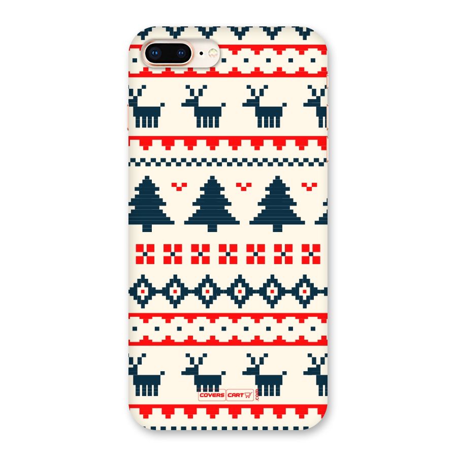 Christmas Design Pattern Back Case for iPhone 8 Plus