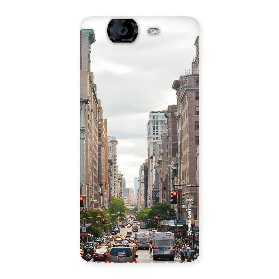 City Street View Back Case for Canvas Knight A350